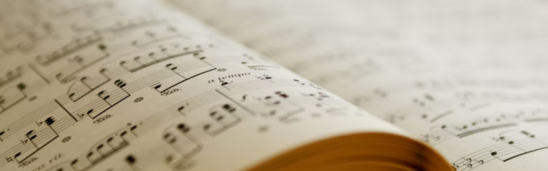 music sheets